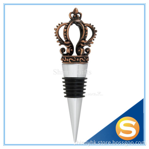 Acrylic Diamond crystal metal wine stopper